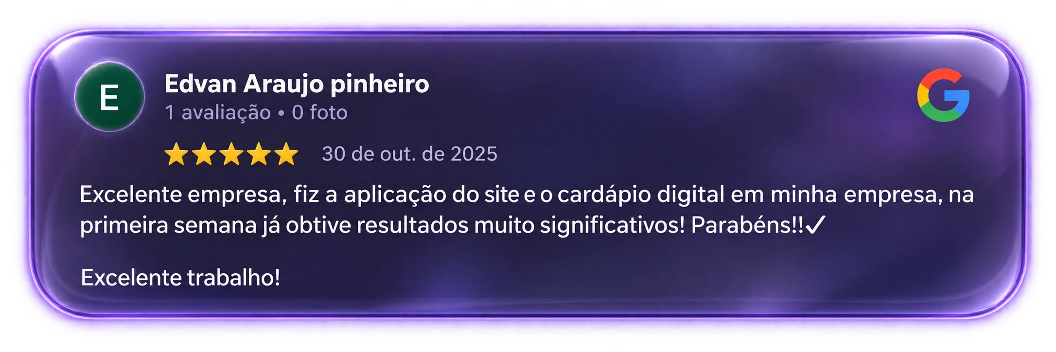Depoimento de cliente 11