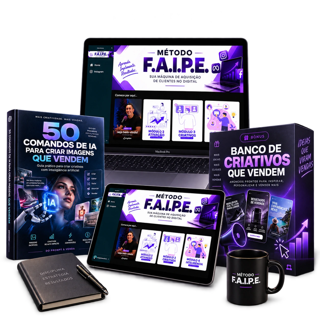 Método F.A.I.P.E. com todos os produtos e bônus